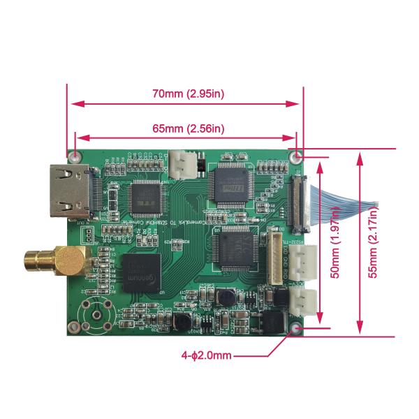 Converter Board For Sony Camera Output 3G/HD-SDI And HDMI