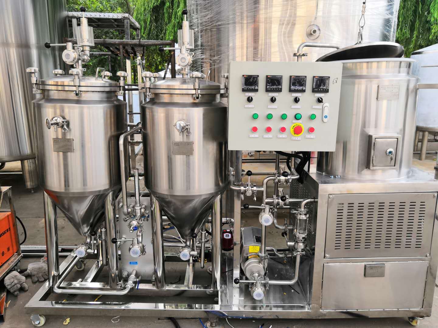 Оборудование заваривать пива нагрева электрическим током домашнее, ручная микро- система винзавода