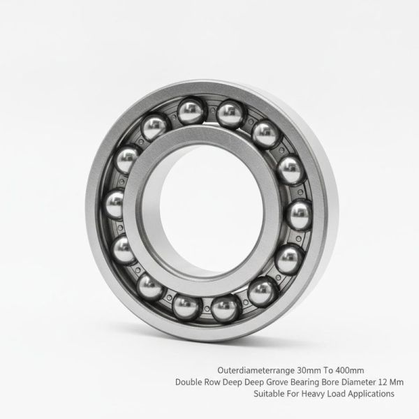 Outerdiameterrange 30mm To 400mm Double Row Deep Groove Bearing Bore Diameter 12 Mm Suitable For Heavy Load Applications