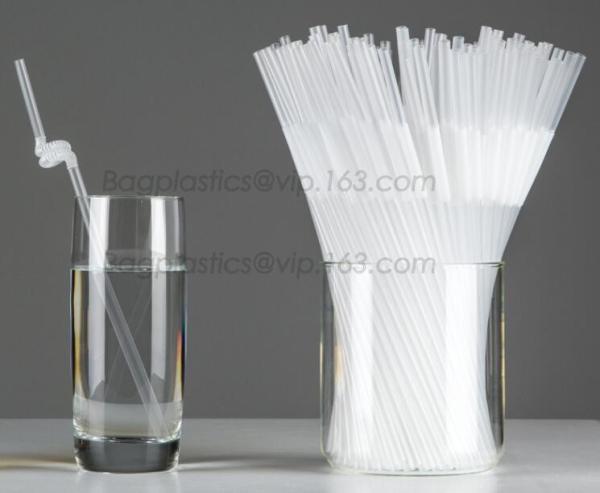 compost plastic drinking straw for drink promotion, juice drink sraw, food grade biodegradable plastic drinking straw