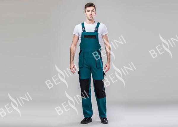Industrial Workwear Mens Jackets With Detachable Sleeves / Elastic Adjustment On Waist