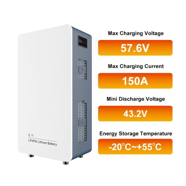 Sistema de almacenamiento de energía con batería solar doméstica todo en uno 51,2 V 16 kWh 314 Ah Lifepo4 de larga duración