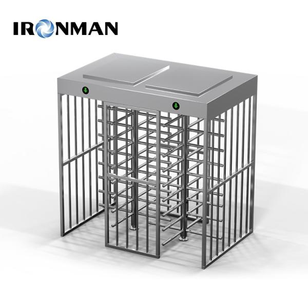Speed Gate Turnstile 10mm Acrylic Swing Door For Hospitals / Hotels stainless steel material