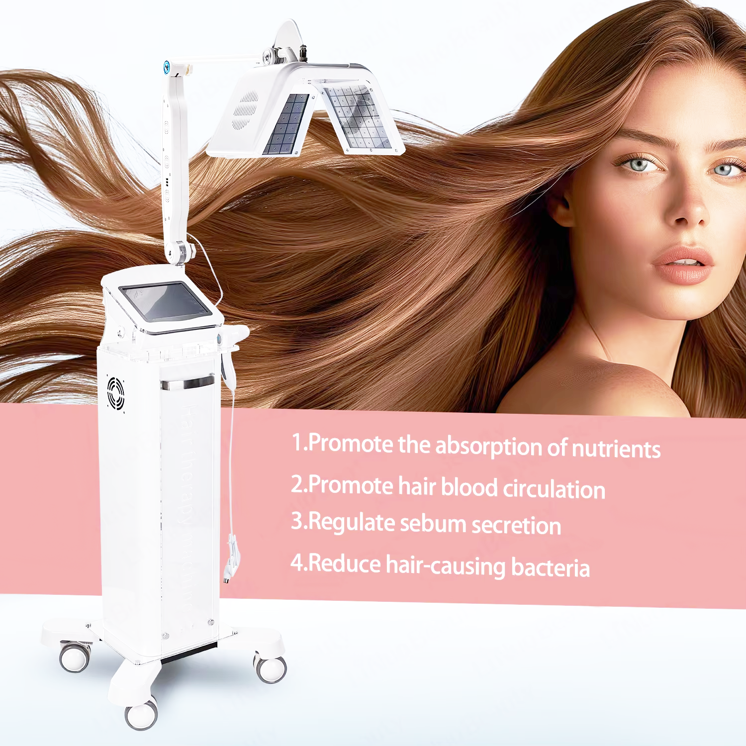 Safe High Frequency Hair Growth Stimulator Machine Laser Therapy Machine