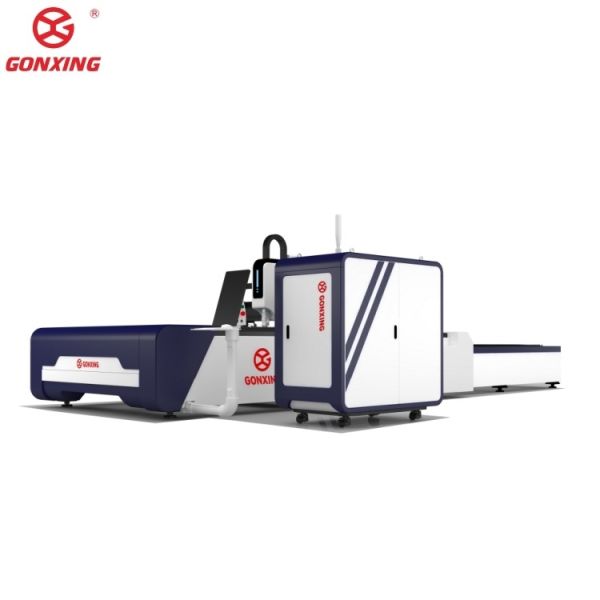 Laser Metal Cutting Cnc Machine GX-3015S Model Fiber Laser Exchange Table for Tube Metal Materials from 2024 GXLASER