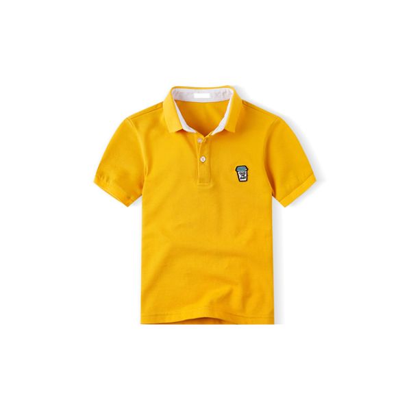 Thin Shirt Half Sleeve Embroidery Children's Style Clothing Boys Polo Shirts
