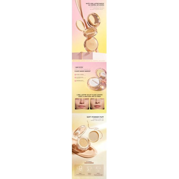 BM Isolation Foundation Transparent Moisturizing Long-Lasting Non-Packaging Concealer Cushion