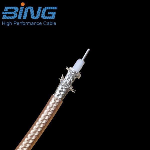 RG179D Coaxial Cable M17/94 75 Ohm MIL-DTL-17 Double Shielded Coax for Video and Broadcast