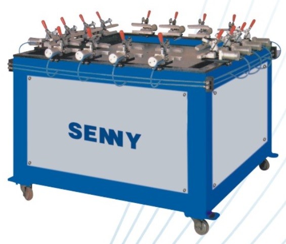 экран 6kg/Cm2 печатая протягивающ машину, растяжитель экрана 750X750mm пневматический