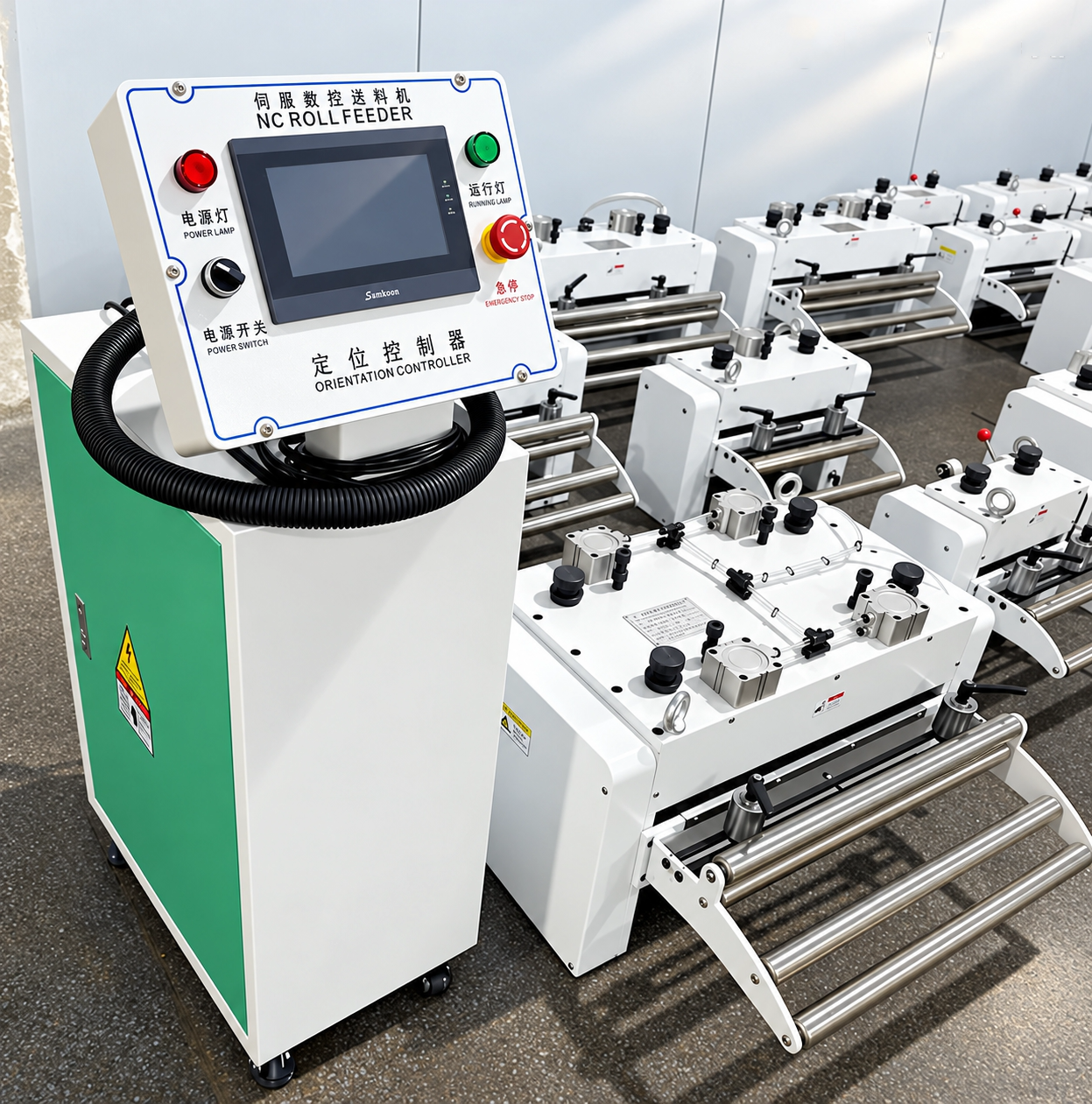 600mm Width 15 M/min Feeding Speed Programmable Servo Feeder NC Roll Feeder for Large Hardware Stamping