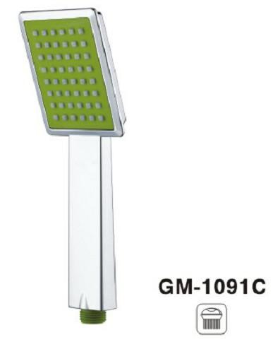 Polished Chrome Bathroom Shower Head Special Shape Hand Held Shower Head