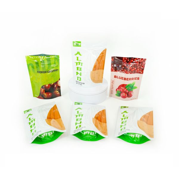Zipper Seal PE Potato Chips Aluminum Foil Plastic Bag Custom Printed Food Pouch Package Stand Up Mylar Bags Recyclable 1 oz Customized Logo Printing