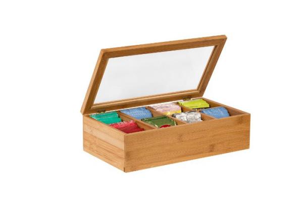 High quality Bamboo Storage Box for coffee or Tea Box with Lid
