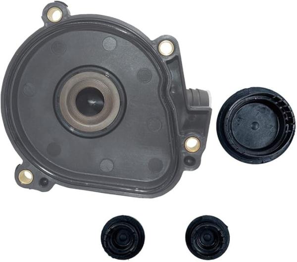 4PCS Vent Valve Crankcase Breather Oil Separator Cover With Camshaft Cap Seal Cover For Mercedes ML350 C300 E350 C350 SL