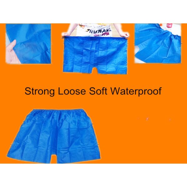 Breathable Disposable SPA Products Non Woven Short Pants Anti Bacteria