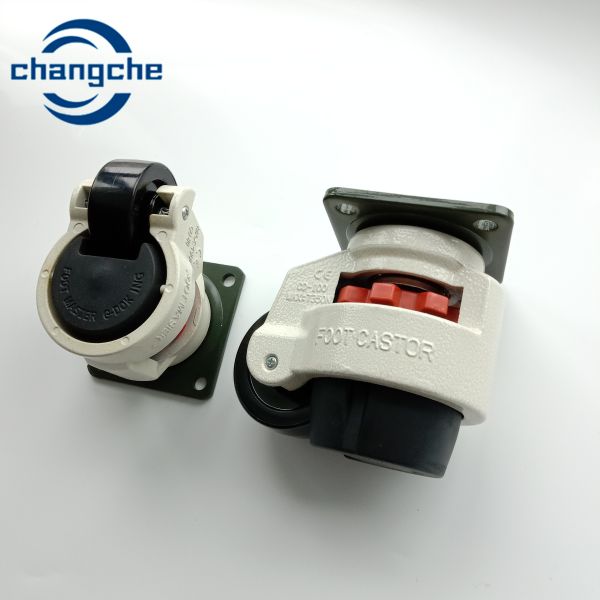 Durable Hospital Bed Casters with 2 Inch Wheel Hub Diameter 300 Lbs Load Capacity