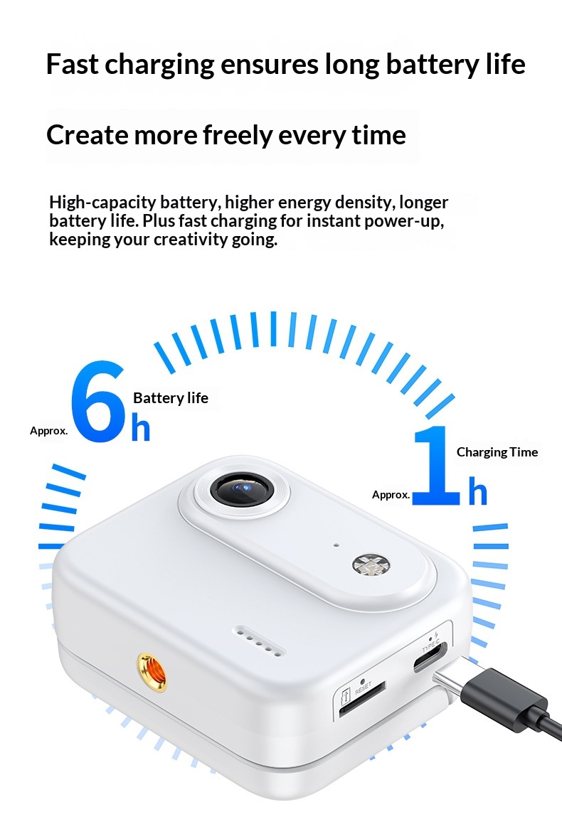 Cross-Border Best-Selling Y360 4K Outdoor Sports Camera Mini Thumb 128G 2.0-inch Screen 140 Wide Angle Handheld Vlog Video