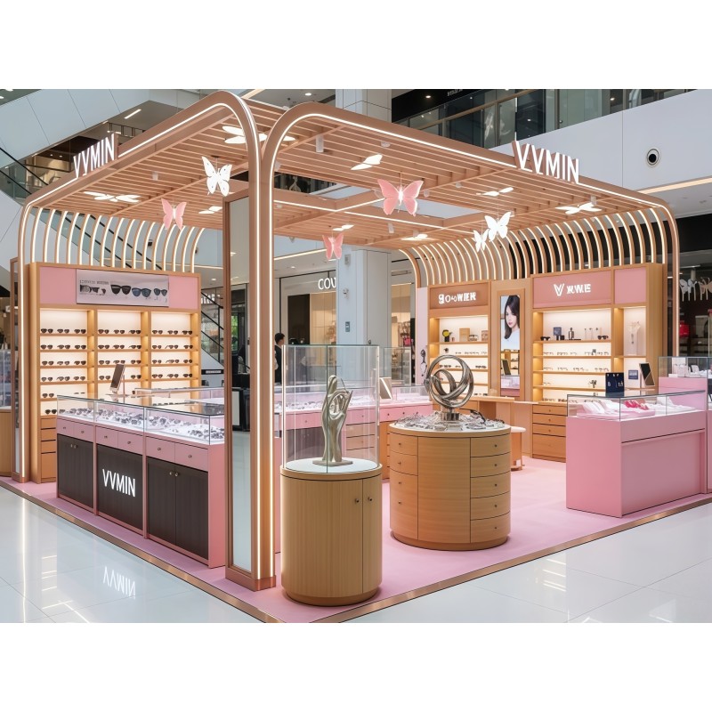 Optical Shop Display Furniture Custom Eyewear Showcase Interior Design Solution