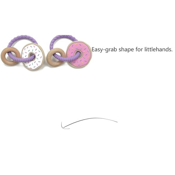 Safe Nursing Chew Animal Teether Organic Silicone Sensory Toys For Babies