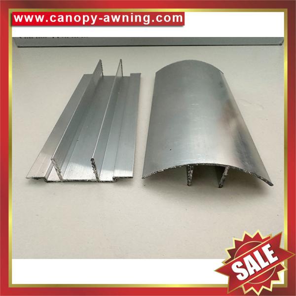 Popular aluminum Buckle Snap Connector profile for pc hollow polycarbonate sheet for sale