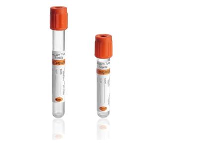 Pro tubos superiores alaranjados da coleção do sangue do BD Vacutainer do tubo da coagulação