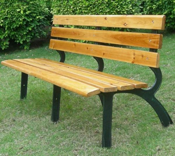 China garden beach chair outdoor park chair wood long chair park beach 106