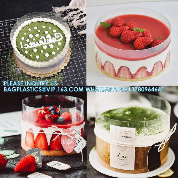 Cake Collars Acetate Rolls Clear Cake Strips Transparent Mousse Cake Collar Acetate Sheet For Baking, Surrounding Edge