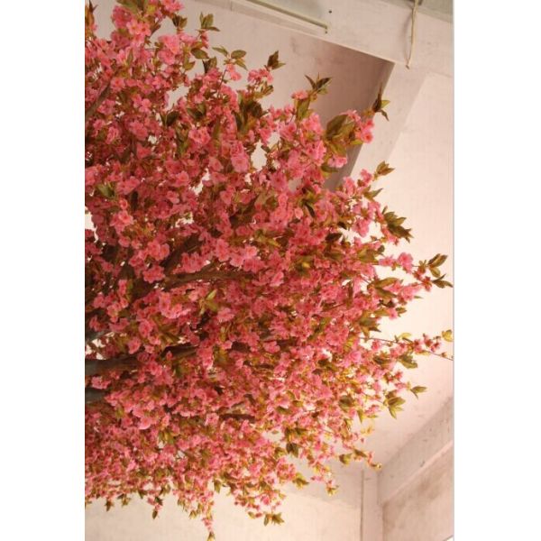UVG CHR034 12ft tall Decorative indoor cherry blossom fake tree for weddings