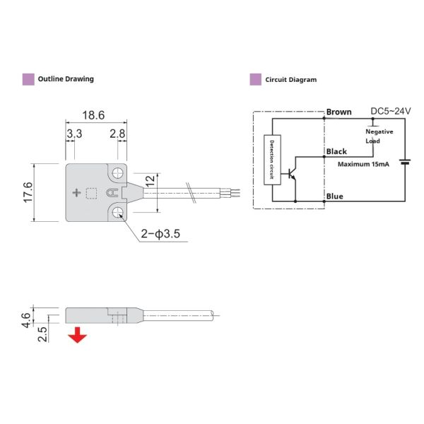 Factory CNC Machine Use Air Cylinder Sensor Pneumatic Part ZPSC009E