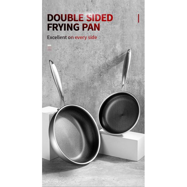 L'acier inoxydable de la catégorie comestible 304 collent non Pan Honeycomb Pot Bottom