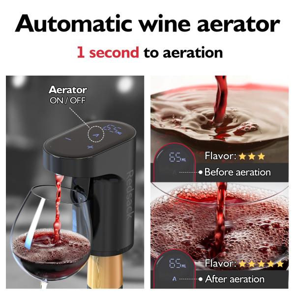 Dispenser de whisky intelligent en silicone de qualité alimentaire ABS avec écran tactile LED 30 pièces / carton