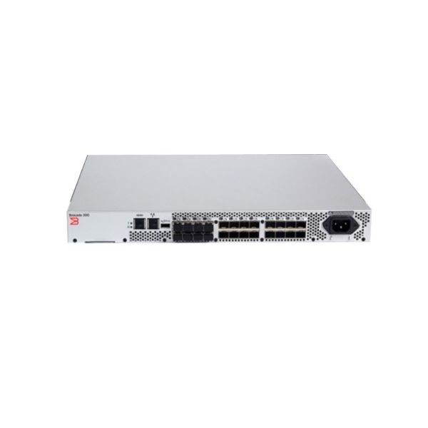 Gen6 SAN Switch – Brocade G610 Series Network Device Adopting 24 Interface Design , Built In 16Gb Shortwave SFP+ Transceivers And Compact 1U Rack Installation