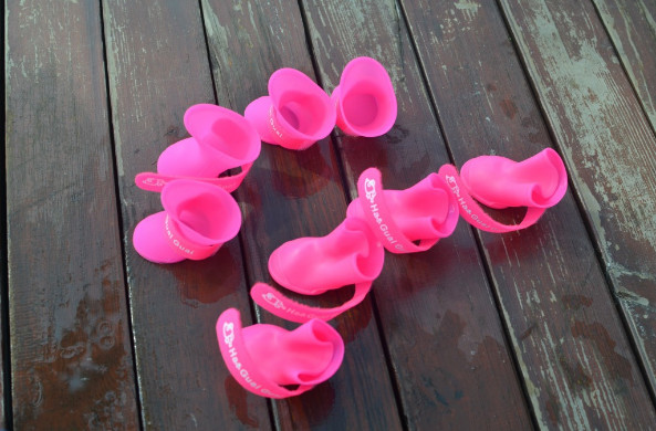 Pet supplies silicone rain boots, non-slip pet shoes, candy color fashion cute dog shoes,red,yellow,pink,black;