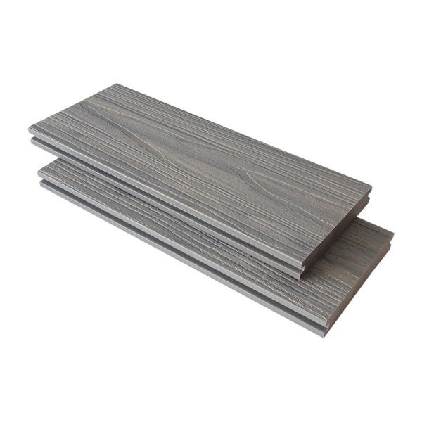 Amber Yellow No Warp Outdoor Composite Wood Decking 5.4m For Hotel