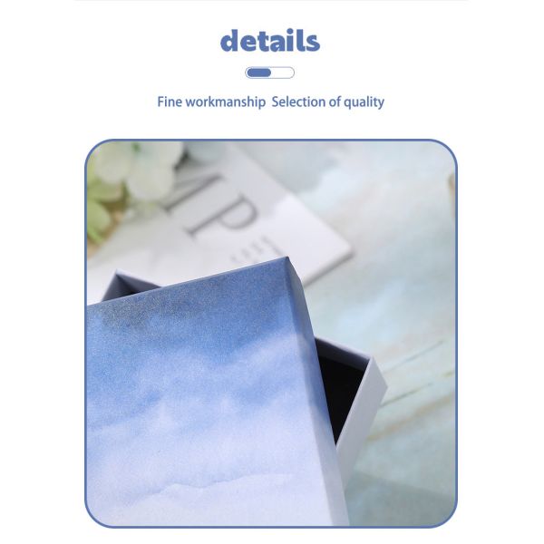 Коробка красочных ювелирных изделий градиента упаковывая для серег ожерелья