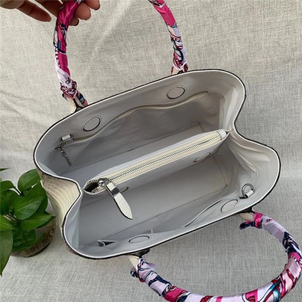 Authentic Crocodile Belly Skin Women Handbag Genuine Alligator Leather Female Scarf Totes Purse Lady Large Shoulder Bag