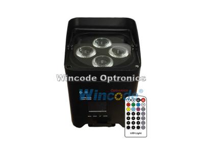 4×18W de bateria Luzes de palco FREEDOM Par 4 Controle automático com 6 / 11 canais