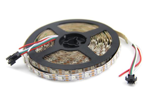 Largura endereçável impermeável das luzes de tira SK6812 do diodo emissor de luz de Digitas 5050 60LED/M 10mm
