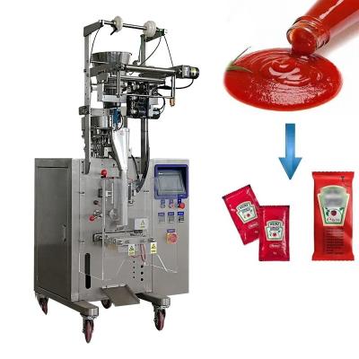 Máquina automática de embalagem de pasta de tomate saqueta líquida de enchimento Sacola de embalagem de molho