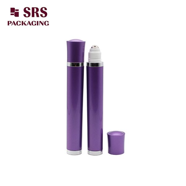 DR004-10ml Customizable Vibrating Roll On Bottle For Beauty Products With Metalized Color