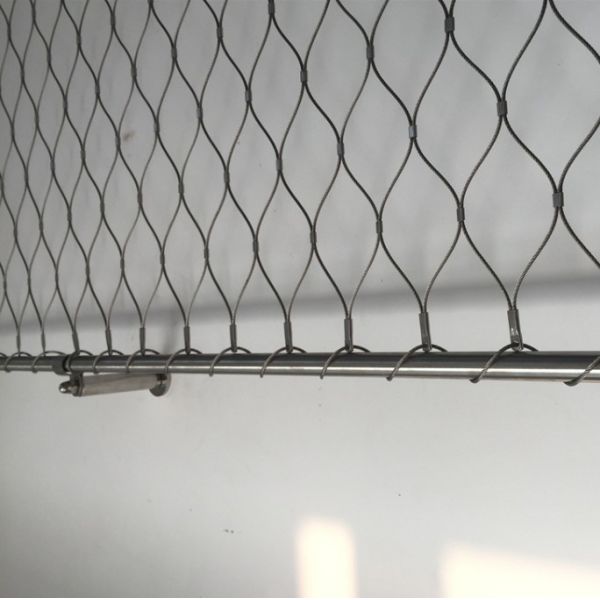 Customized Balustrade Cable Mesh Diamond Mesh Orientation for Customized In Width And Length