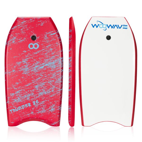 36 Inch XPE Bodyboard Board for Adult Foam Surfboard with EPS Core RED and Affordable