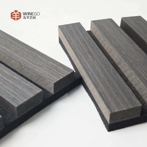 Black Acoustic Wood Slat Panels for Stylish Sound Control in Any Environment