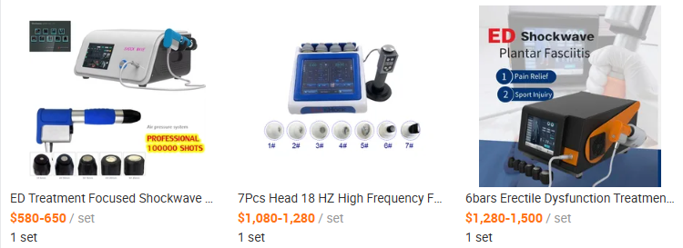 8 Bar 2 Million Shots Pain Relief ED Treatment Shockwave Therapy Machine