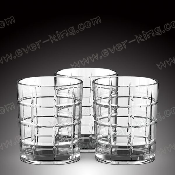 Ровная прозрачная стеклянная чашка без ручки 80*82mm