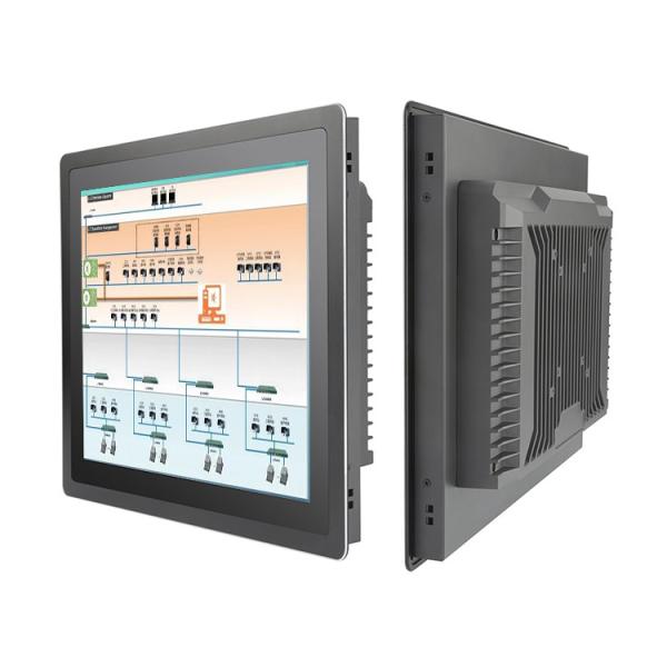 Pc tactile résistif capacitif en aluminium de 17 pouces avec processeur J1900/I3/I5/I7