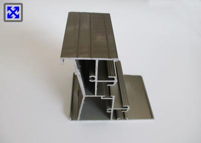 Nice Design Aluminium Sliding Wardrobe Door Profiles Customizable T5 / T6 State
