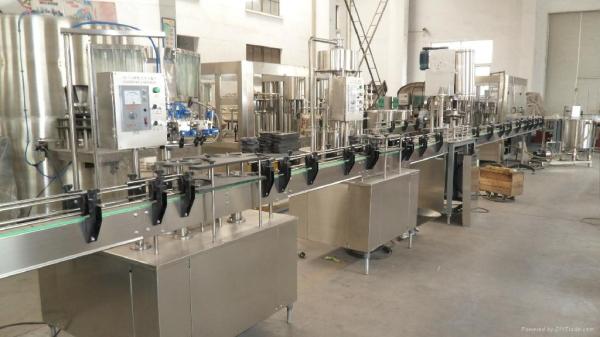 Mineral Water / Pure Water Soft Drink Production Line High Speed 1000 L/h - 10000 L/h