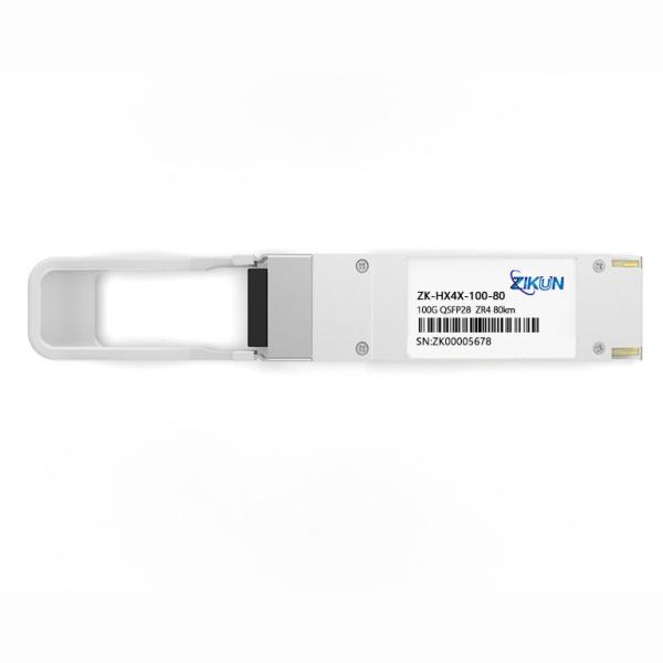 6.5W SFP Module QSFP28 100G ZR4 80km 1295.56nm 1300.05nm 1304.58nm 1309.14nm