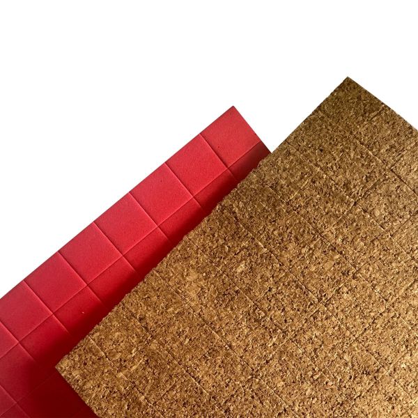 Glass Self Stick Cork Pads 15mm 18mm Square Cork Protective Pads